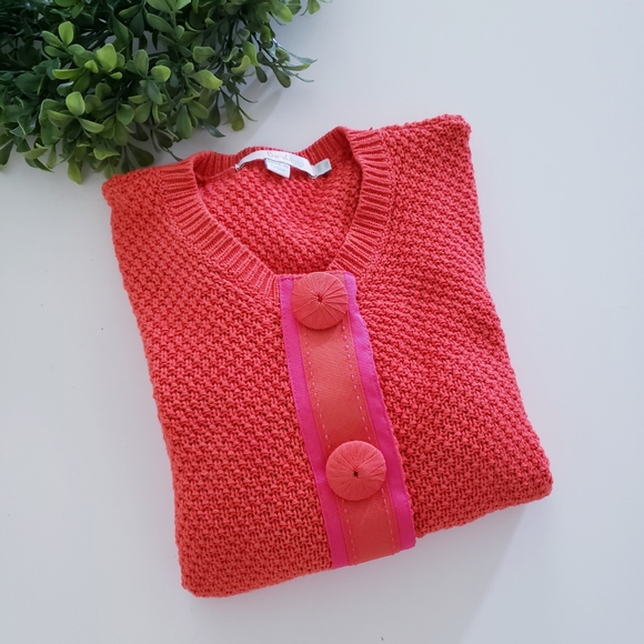 Boden Sweaters - Boden Santorini Cotton Ribbon Trim Cardigan